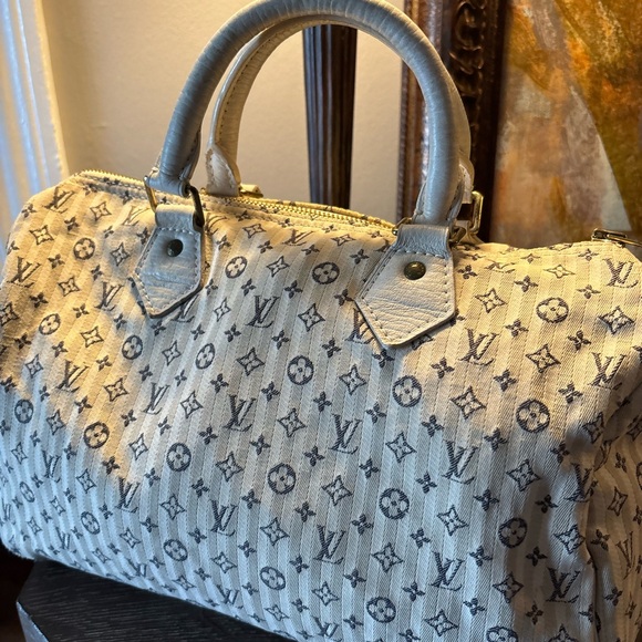 Louis Vuitton Monogram Mini Lin Speedy 30 - Picture 1 of 16
